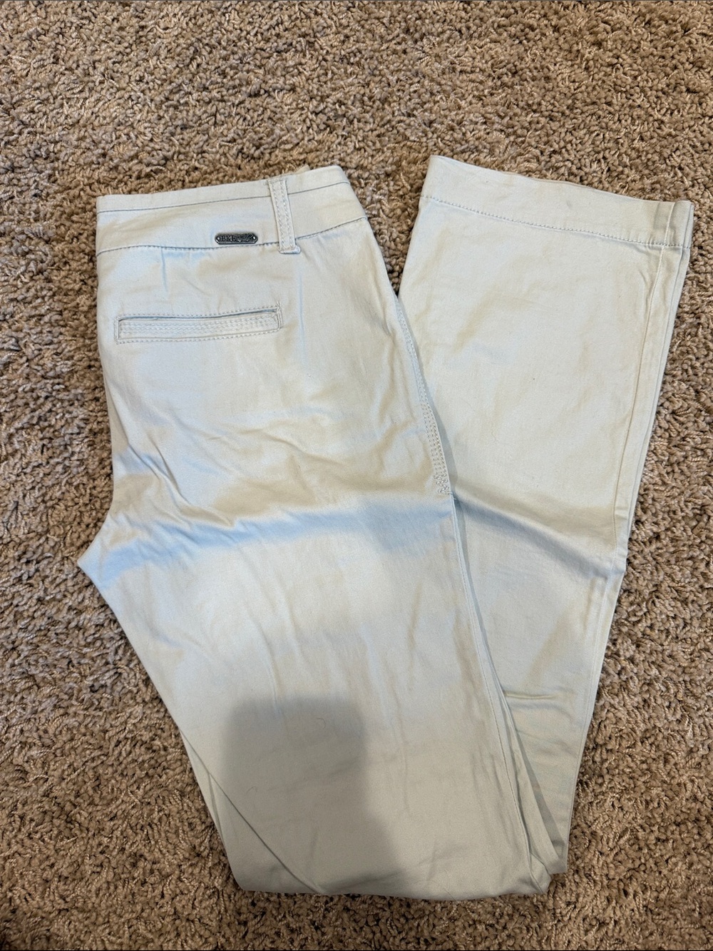 Buckle Women's Light Beige Boot Cut Pants